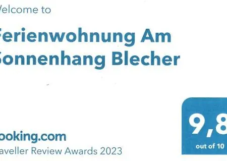 Apartment Am Sonnenhang Blecher *